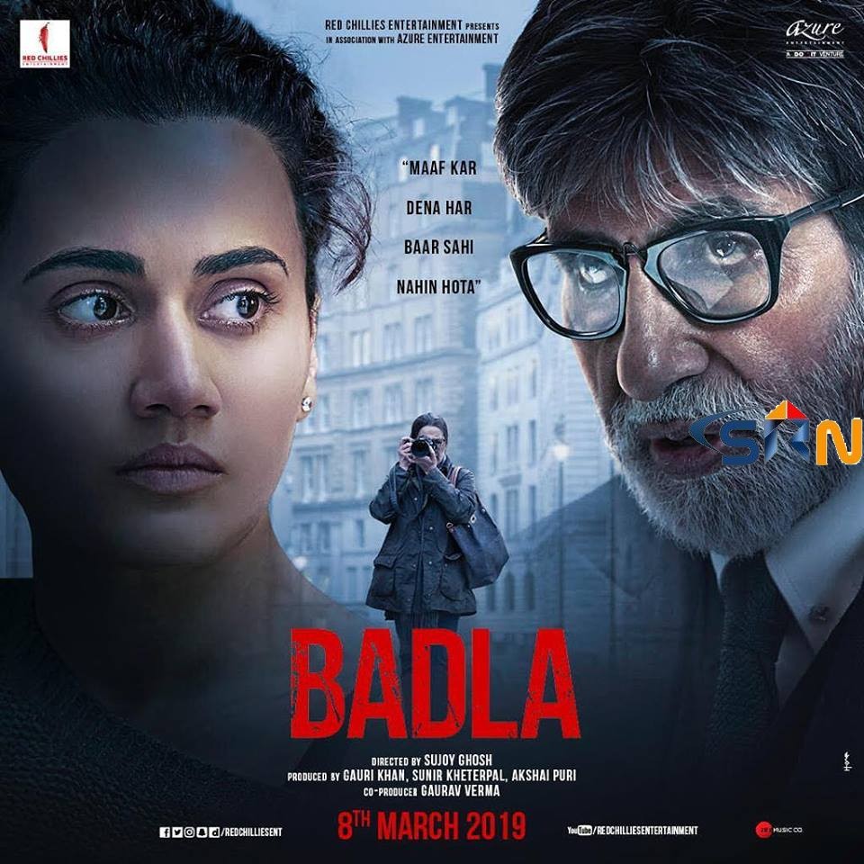 BADLA TRAILER REVIEW STARRING AMITABH BACHAN TAPSEE PANNU