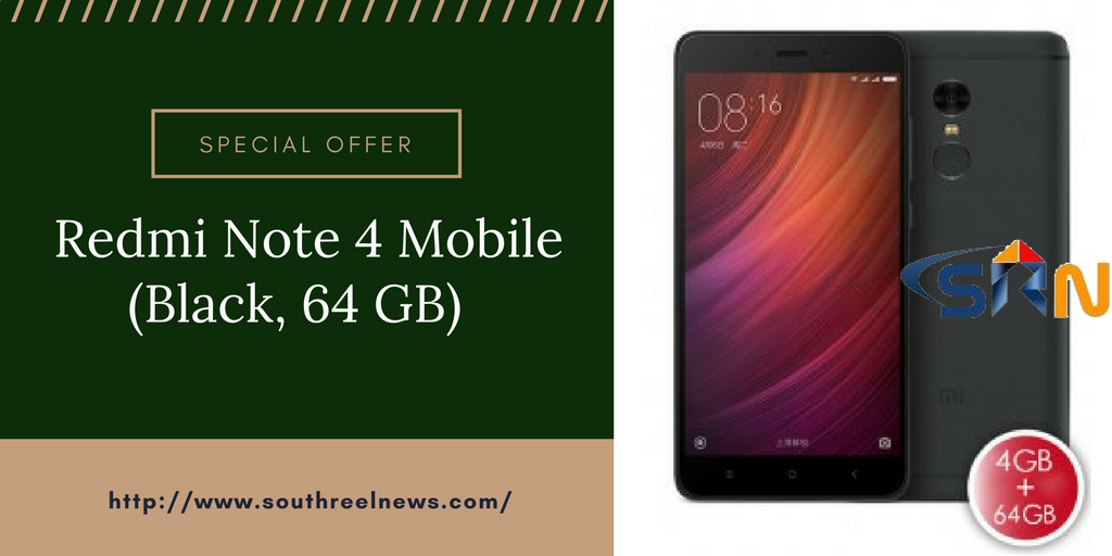 Redmi Note 4 Mobile (Black, 64 GB)  