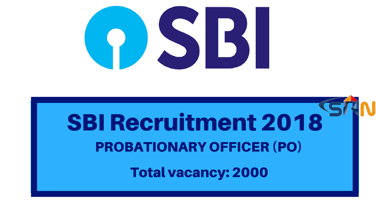 SBI Probationary Officer (PO) Online Form 2018