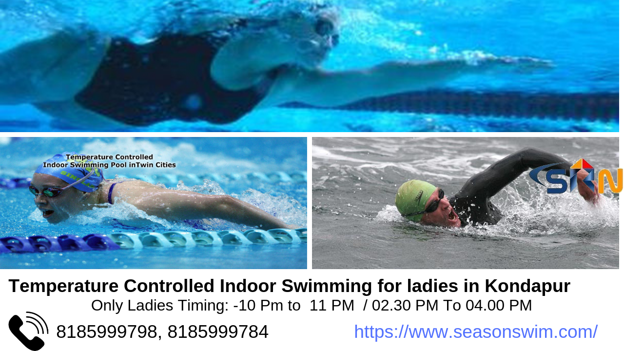 Temperature Controlled Indoor Swimming for ladies in Kondapur