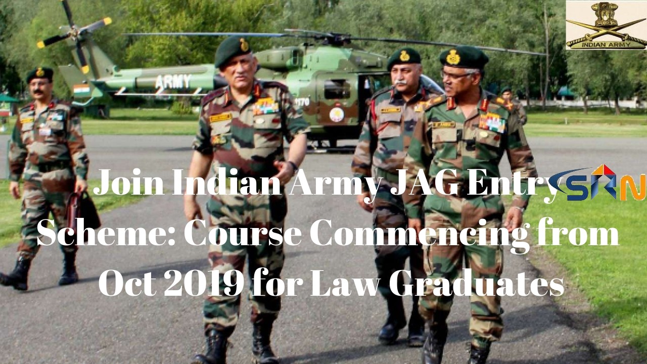 Join Indian Army JAG Entry Scheme