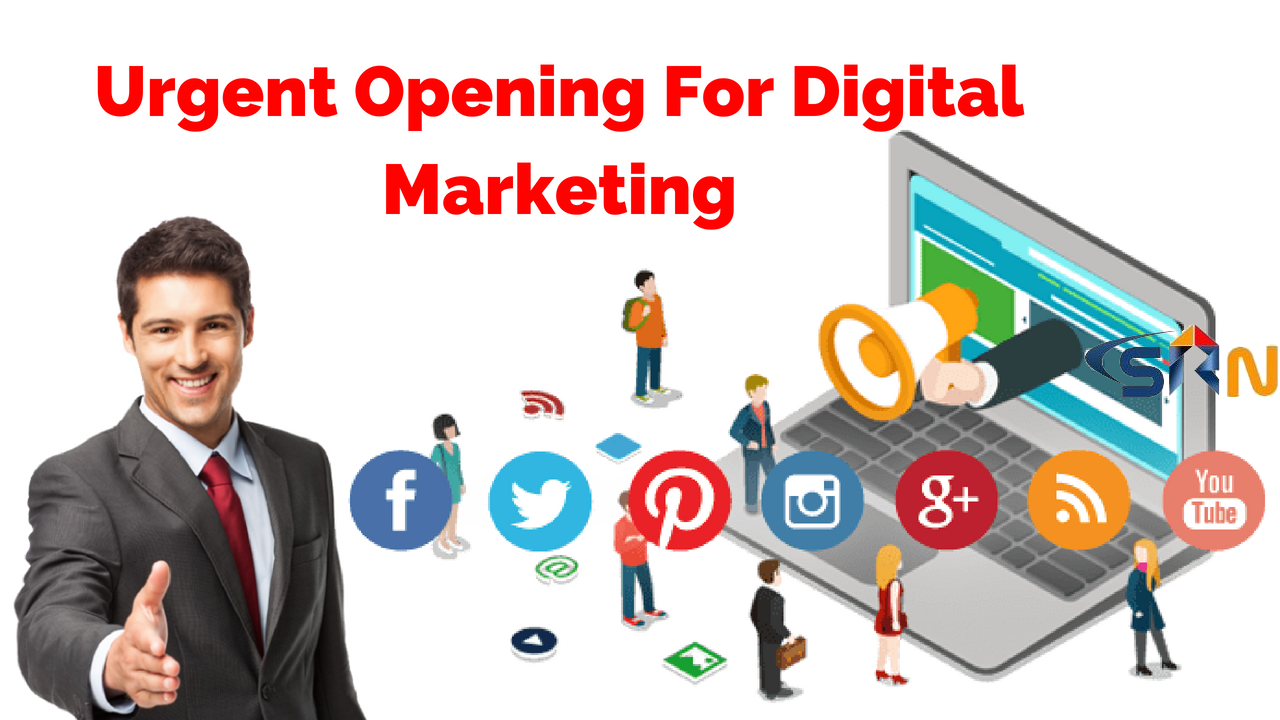 Urgent Opening For Digital Marketing jobs