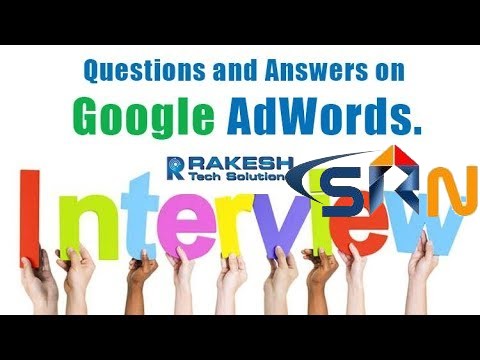 Google Adwords Interview Questions And Answers 